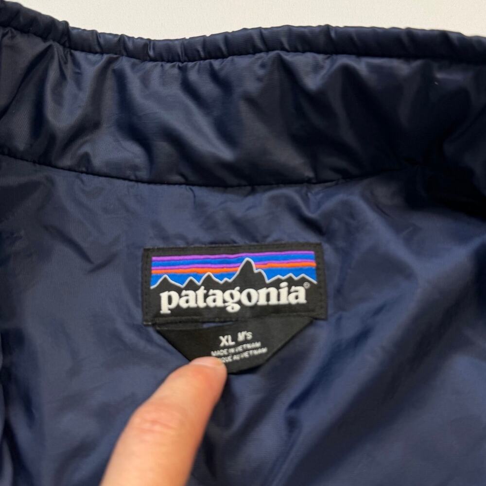 Patagonia Nano Puff Vest Mens XL Navy PrimaLoft Lightweight Puffer Gorpcore - Picture 5 of 10